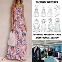 Fabricant de robes pour femmes OEM, usine de confection sur mesure, création de votre propre marque, étiquette privée, design personnalisé, production en série