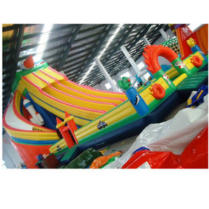 <strong>Crazy</strong> Inflatable Toboganes , Inflatable Dry Slide, Inflatable Slides With Bouncer - Product Image 3