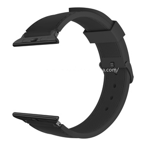 Proveedores de correa Correa de reloj inteligente transpirable de repuesto Correa de reloj de goma para <span class=keywords><strong>Apple</strong></span> <span class=keywords><strong>Watch</strong></span> <span class=keywords><strong>Todas</strong></span> <span class=keywords><strong>las</strong></span> <span class=keywords><strong>series</strong></span> con hebilla de acero inoxidable - Product Image 3