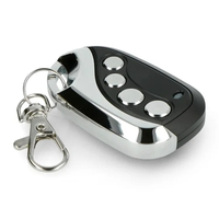 Télécommande automatique pour porte de garage 433 MHz, code clonable universel, 4 boutons