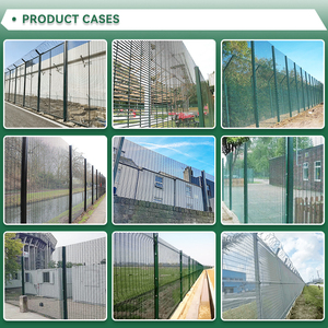 Paneles de Cerca de Seguridad de PVC 358, Malla Metálica Resistente <span class=keywords><strong>para</strong></span> Protección Perimetral de Jardín, Patio y Granja, Cerca 358 - Product Image 4