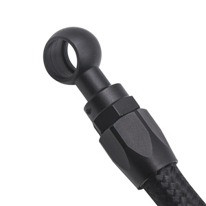 Kit de raccordement de conduite de carburant tressée HOSO RACING noir ODL13 pour Honda Acura série BD - Product Image 4