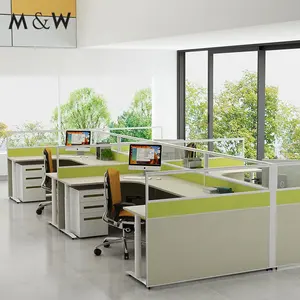 Table de travail à la mode, mobilier d'officier, bureau, postes de travail, combinaisons variées, cabine de bureau