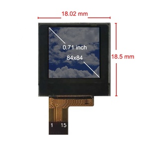 84x84 đầy đủ màu sắc PMOLED hiển thị <span class=keywords><strong>Module</strong></span> 0.71 inch vuông OLED màn hình với tuổi thọ cao nhiệt độ rộng e-paper mô-đun - Product Image 2