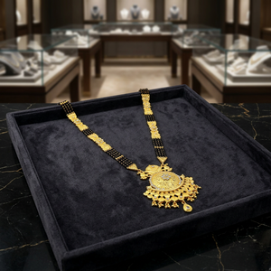 Wholesale 24K Micro Gold Plated AD Stone Long Pendant Mangalsutra Fashion Jewelry Traditional Indian Wedding Season Jewelry - Product Image 3