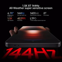 Téléphone de jeu Vi Vo IQOO Neo 9 Snap dragon 8 Gen 2 6,78 pouces 144 Hz AMOLED 5160 mAh 120 W de charge 50 MP Android 14 WIFI 7 BT 5.3 5G