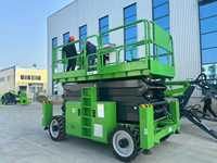 Plateforme élévatrice mobile électrique entièrement automatique pour travaux en hauteur, auto-propulsée et hydraulique