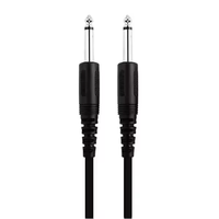 Kabel Instrumen Black Economy 3M 6M 10M Kabel Audio Gitar Kabel Gitar dengan Jack Mono 1/4 Inch