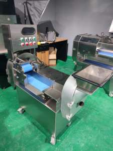 Máquina trituradora de zanahorias para cortar verduras de acero inoxidable para tiendas de verduras y plantas procesadoras de alimentos - Product Image 6
