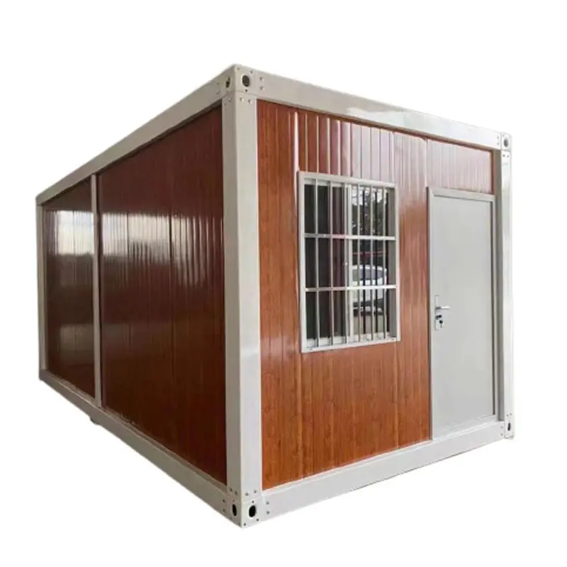 Maisons modulaires modernes de 20 pieds Maison en conteneur préfabriquée en acier léger facile à installer
