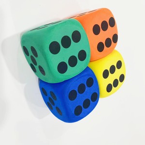 Venta al por Mayor de <span class=keywords><strong>Dados</strong></span> de Juego 3D de Alta Calidad, <span class=keywords><strong>Dados</strong></span> <span class=keywords><strong>Grandes</strong></span> de Poliuretano (PU) de 4 y 12 Pulgadas, <span class=keywords><strong>Dados</strong></span> de Espuma Suave con Logotipo Personalizado - Product Image 4