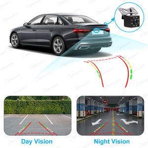 Xe mới 8 đèn AHD 1080p <span class=keywords><strong>Camera</strong></span> quan sát phía sau hình ảnh phía Sau Tầm nhìn ban đêm không thấm nước LED ánh sáng đảo ngược <span class=keywords><strong>Camera</strong></span> đỗ xe - Product Image 3