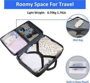 Mochila <span class=keywords><strong>de</strong></span> <span class=keywords><strong>Viaje</strong></span> para Portátil para Hombre y Mujer, Aprobada para Avión, con Bolsillo para Botella <span class=keywords><strong>de</strong></span> Agua, 35l, Bolsa <span class=keywords><strong>de</strong></span> Equipaje - Product Image 5