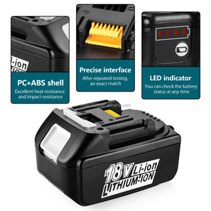 Kc giấy chứng nhận 18V 5.0ah Li-<span class=keywords><strong>ion</strong></span> thay thế pin cho 18V công cụ dẫn chỉ số công suất cao <span class=keywords><strong>lithium</strong></span> <span class=keywords><strong>ion</strong></span> gói - Product Image 3