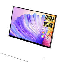 Moniteur de jeu OLED 4K ultra-fin 16 pouces, 60 Hz, pliable, écran extensible pour ordinateur portable, écran externe USB-C pour le travail et les jeux, vente flash