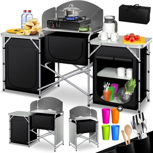 YILU Custom Picnic <strong>Barbecue</strong> Camping <strong>Table</strong> De Foldable Outdoor Cookind Portable Aluminum Plastic Folding Camping Kitchen <strong>Table</strong> - Product Image 1