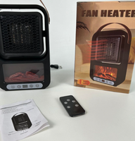 Nouveau mini radiateur électrique portable pour étudiants, bureau et maison, petit chauffage de table avec effet flamme étonnant