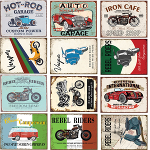 Großhandel 20*30CM Owl Metal Tin Sign Kunden spezifische UV-gedruckte Vintage Eisen Poster Plakette für Pub Bar <span class=keywords><strong>Cave</strong></span> Club Dekoration - Product Image 4