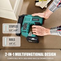 DOTOOL BV5040 Cloueur sans fil double fonction 20V, agrafeuse, avec deux batteries, vitesse de clouage réglable