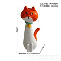 Vas Resin Kucing Unik Buatan Tangan, Pot Bunga Bentuk Hewan Kreatif, Dekorasi Rumah, Ornamen Seni, Hadiah Pindah Rumah