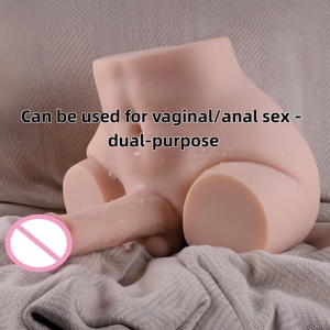 Poupée sexuelle transgenre avec torse élastique, gode et fesses, poupée sexuelle double, jouet sexuel masculin, dispositif masculin, communauté masculine - Product Image 2