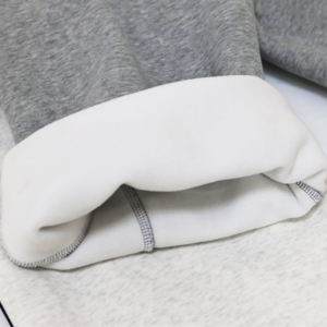 Ensemble de pantalon en molleton pour <span class=keywords><strong>femme</strong></span> de haute qualité, pantalon large à cordon de serrage, doublure chaude, streetwear décontracté d'hiver, survêtement - Product Image 6