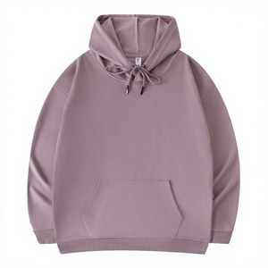 Winter Eco-Friendly Woven Fabric Fashion Hoodie Sweatshirt <b>Extra</b> <b>Large</b> Custom Logo <b>Print</b> Unisex Plain Dyed Men Women - Product Image 3