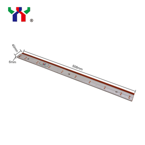 Lame de nettoyage pour presse d'impression GTO52 508x40x0.6mm 3 trous - Lame de nettoyage haute performance pour Heidelberg - Product Image 3
