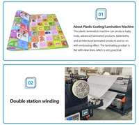 Nouveau modèle 2025 Machine de revêtement électrique pour tapis d'éveil pour bébé, film 3 couches, mousse PE/EPE, boîtier en feuille d'aluminium, sacs/pochettes pour moteurs, cartons