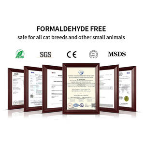 Grosir Catnip kertas bergelombang interaktif hewan peliharaan kucing tiang penggaruk kucing kardus - Product Image 6