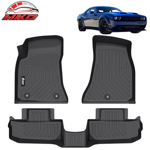 Alfombrillas de TPE para Dodge Challenger RWD 2015-2023, alfombras para todo tipo de clima, revestimiento para maletero, moldeadas en 3D, impermeables - Product Image 1
