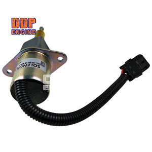 Vanne solénoïde d'arrêt de carburant 33930234 24V 3930233 SA-4335-12 12V pour Cummins 6CT 6CT8.3 ISC8.3 QSC8.3 - Product Image 1