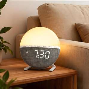 Réveil multifonction Sunrise Alarm Clock Colorful Custom Logo Wake-up Light Smart Night Light - Product Image 1