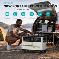 Générateur solaire domestique grande capacité 4 kW, banques d'énergie mobiles d'urgence, batterie à onde sinusoïdale pure, énergie solaire portable