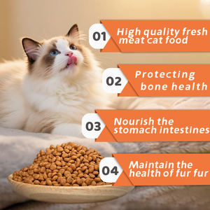 あらゆるライフステージの猫用高タンパク質オーガニックドライフード、工場直送ペットフード、15kg/20kgのバルクキャットドライフード - Product Image 4