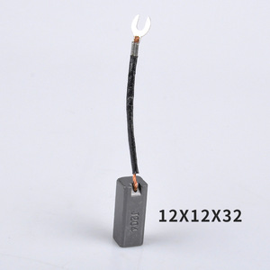High-Copper & High-Carbon Steel J204 Carbon Brushes for Diesel <b>Generator</b> Parts 8x10x25 8X10X32 12X12X32 - Product Image 4