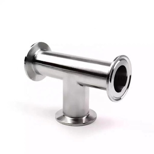 Ống Kẹp 3 Chiều Vệ Sinh Bằng Thép Không Gỉ Hàn Chất Lượng Cao (304/304L/316L) Khớp Nối Chữ Thập - Product Image 2