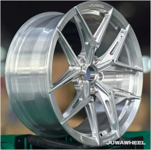 Jantes forgées 18x8.5J 5x112 5x120 pour BMW F30 E46 M2 M3 M4 <span class=keywords><strong>Audi</strong></span> RS4 RS6 19 20 21 22 pouces, finition brossée, largeur personnalisée 8.5J-12J - Product Image 2