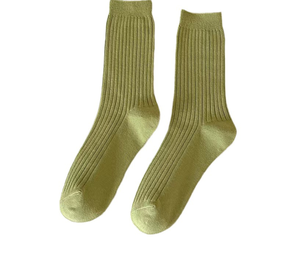 Vớ sọc tất nữ ống trung thu và mùa đông cotton nguyên chất dày tất cả trong một vớ thời trang giản dị - Product Image 5