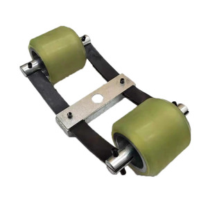 ลูกกลิ้งราวบันไดเลื่อนมิตซูบิชิแบบแกนแบน 60*55*6202 แกนเหล็กพร้อมราวจับแบบมีสายพานแรงดันและลูกกลิ้งรองรับ - Product Image 6