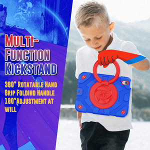 Trẻ Em PC TPU Chống Sốc <span class=keywords><strong>Armor</strong></span> Mạnh Mẽ Combo Pouch <span class=keywords><strong>Spiderman</strong></span> Bìa Đứng Bìa Cho Ipad 10th Thế Hệ 10.9 2022 Trường Hợp - Product Image 3