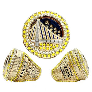 2022 <span class=keywords><strong>Golden</strong></span> <span class=keywords><strong>State</strong></span> <span class=keywords><strong>Warriors</strong></span> Curry Championship Ring puede girar la joyería de aleación de los hombres joyería de moda Popular al por mayor - Product Image 1