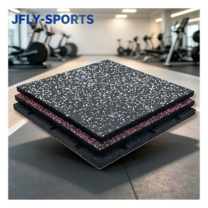 Losetas de Caucho para Pisos de Gimnasio de Diseño Modular Permiten un Reemplazo Parcial Cuando una Loseta Individual se Daña Durante un Uso Prolongado - Product Image 1