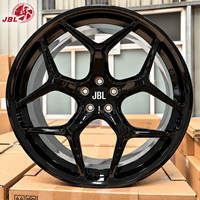 Jantes en alliage d'aluminium forgé monobloc de 16 à 24 pouces, neuves, noir brillant, 5x112 5x114.3 5x120, pour BMW Mercedes Audi