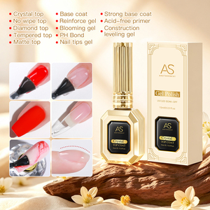 Esmalte de Uñas en Gel de Lujo en Botella Dorada de 15 ml, Base Libre de TPO, Logotipo Personalizado, <span class=keywords><strong>Ultra</strong></span> Brillante, Diamante Templado, Capa Superior de Larga Duración - Product Image 3
