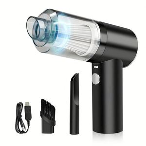 Mini aspirateur sans fil rechargeable pour la maison et la voiture, aspirateur à main sans fil pour sols secs et humides - Product Image 1