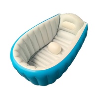 Baignoire gonflable en PVC épaissie pour bébés nouveau-nés, grande baignoire