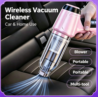 Aspirateur de voiture sans fil 2-en-1, souffleur et aspirateur portatif, mini aspirateur haute puissance pour le nettoyage des fentes de voiture, de la maison et des canapés