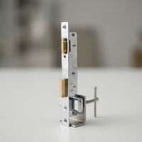 Corps de serrure à mortaise étroite pour le marché hongrois, boîtier de serrure de sécurité personnalisé pour portes en aluminium et UPVC