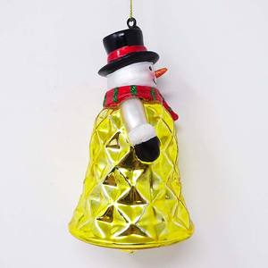 Großhandel Trend Spielzeug Produkte niedlichen Schneemann gelbe Glocke Anhänger - Product Image 2